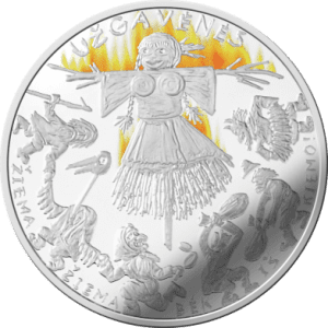 5 Eur moneta, skirta Užgavėnėms