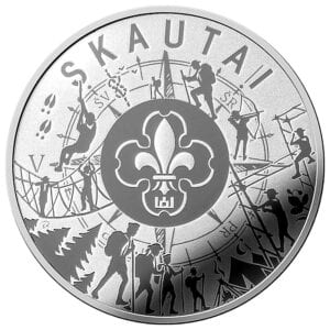5 Eur moneta, skirta skautams