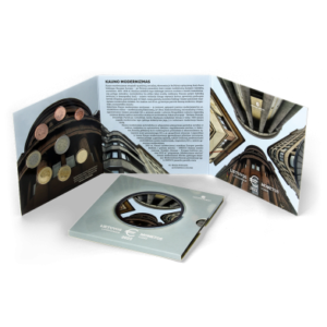 2022 metų laidos apyvartinių monetų rinkinys