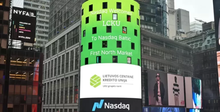 Lietuvos centrinė kredito unija pirmą kartą įtraukta į „Nasdaq Baltijos First North“ rink